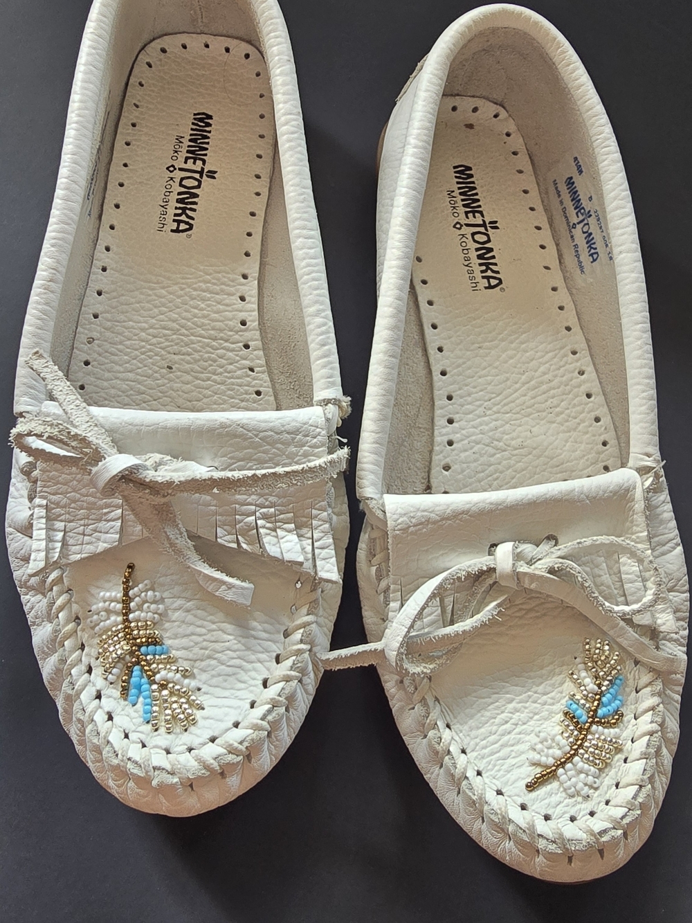 Minnetonka x Moko Kobayashi Beaded Moccasins 8